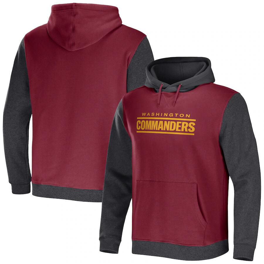 Men 2023 NFL Washington Commanders red Sweatshirt style 2->washington commanders->NFL Jersey